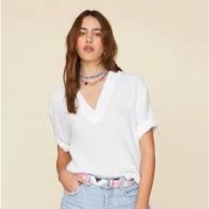 XIRENA light pink Avery top in good pre-loved condition, size XS